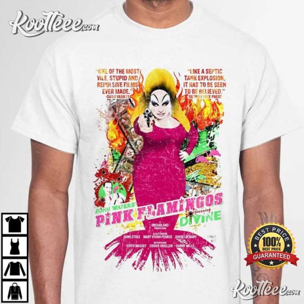 Pink Flamingos Queen Dreamland Meme Gift Funny T-Shirt