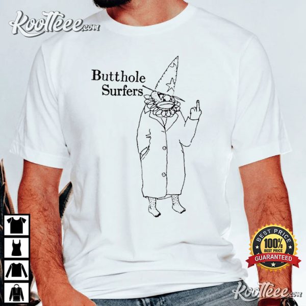 Butthole Surfers Clown Noise Punk Hard Rock T-Shirt
