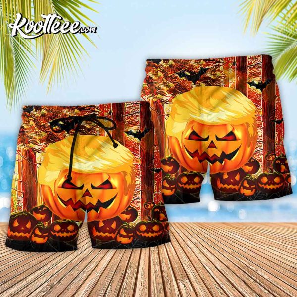 Make Halloween Great Again Beach Hawaiian Shorts