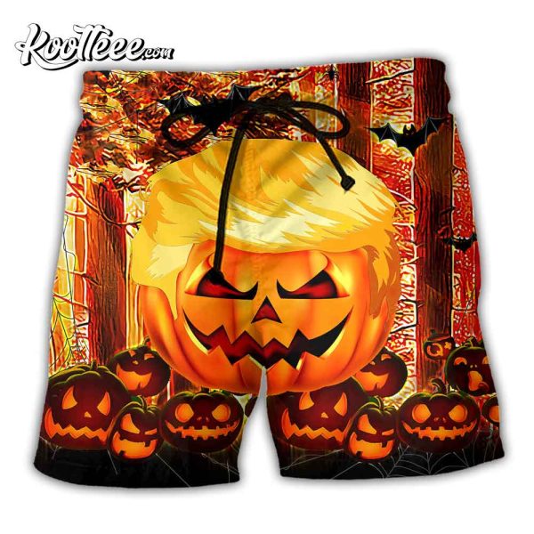 Make Halloween Great Again Beach Hawaiian Shorts
