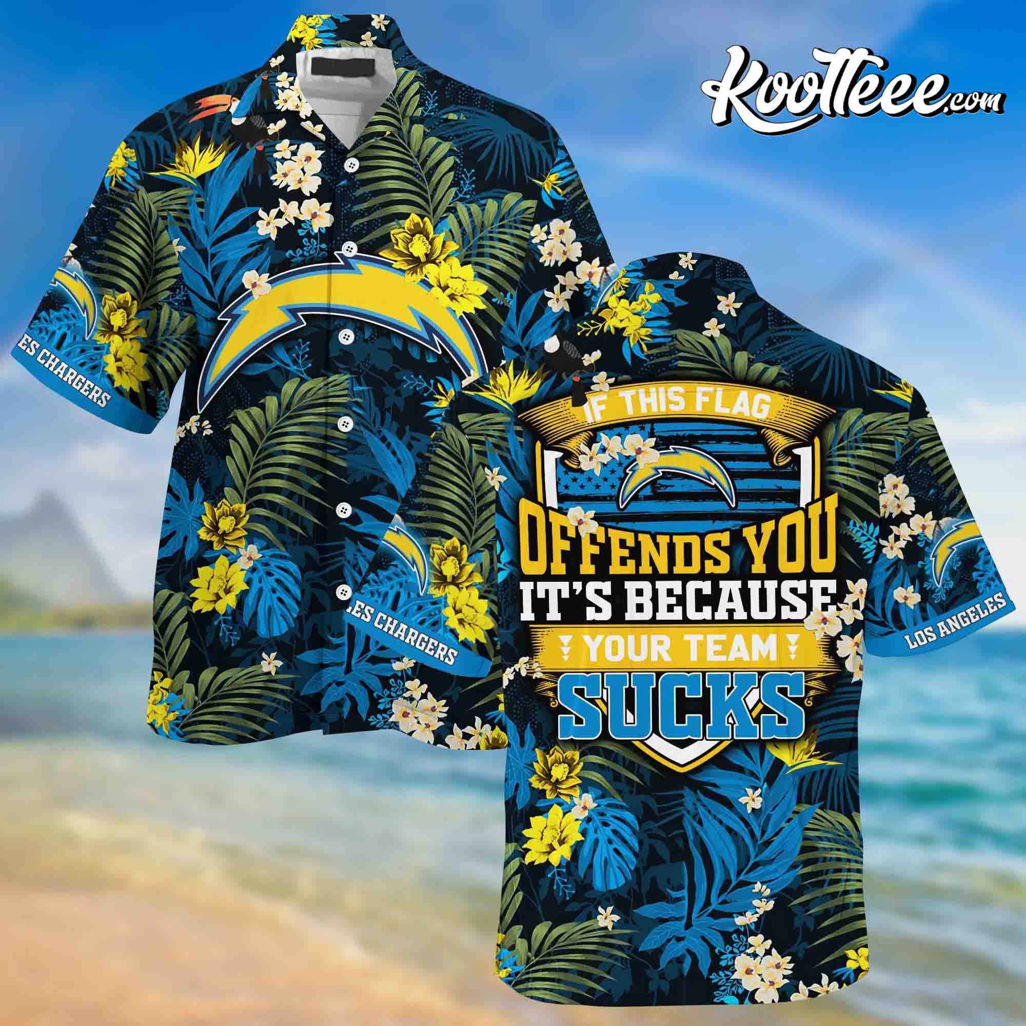 TRENDING] Los Angeles Chargers NFL Hawaiian Shirt, New Gift For Summer