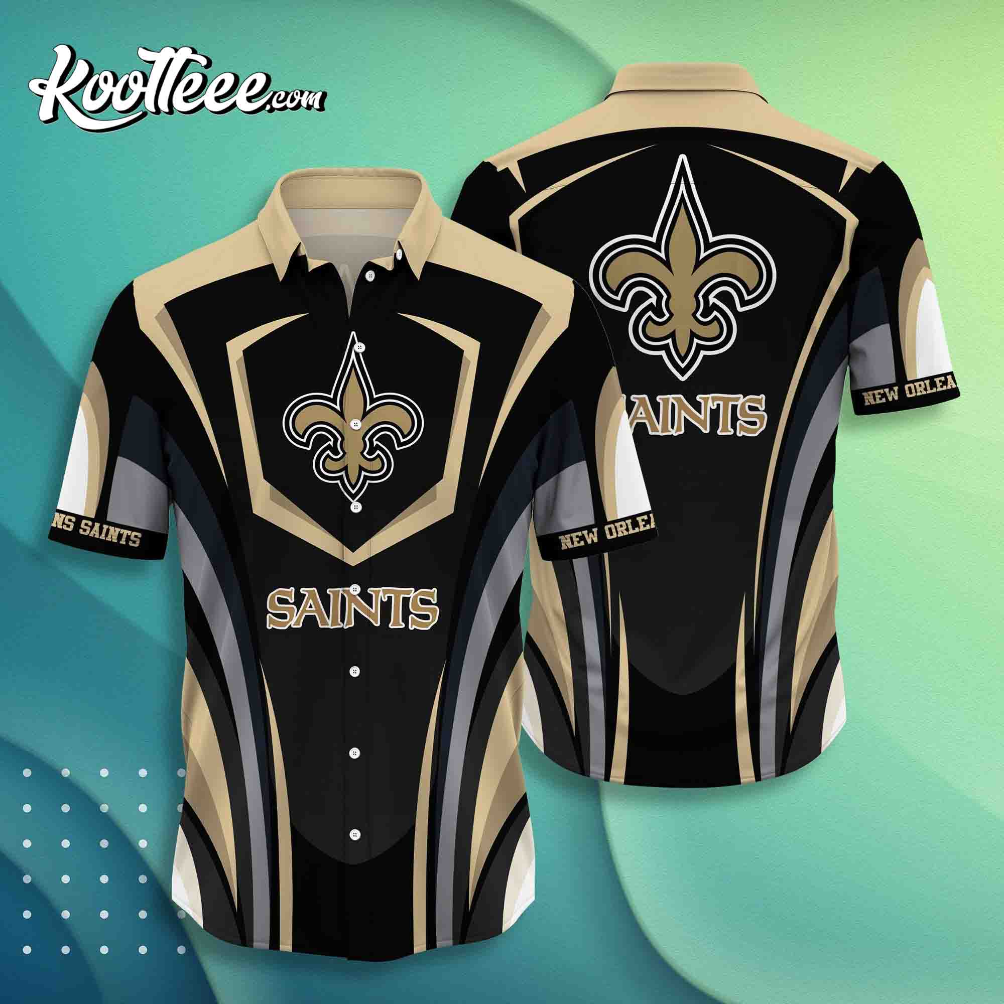 Saints Hawaiian Shirt New Orleans Saints Nfl Tropicasl Cool Custom