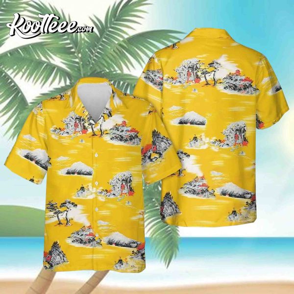 Yellow Style Cliff Booth Once Upon A Time In Hollywood Hawaiian Shirt