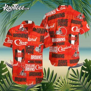 Cleveland Browns NFL Summer Hawaiian Shirt Floral Pattern For Football NFL  - Bring Your Ideas, Thoughts And Imaginations Into Reality Today