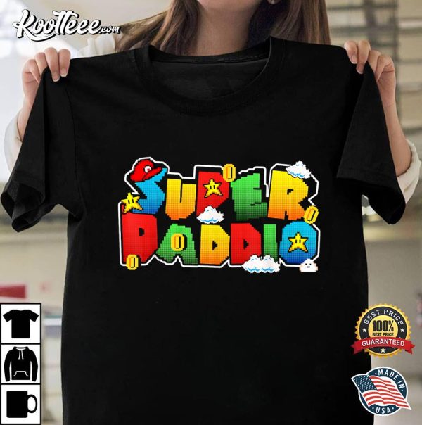 Gamer Super Daddy Funny Father Day Gifts T-Shirt