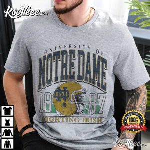 Fighting Irish Notre Dame Hawaiian Shirt Football Notre Dame Shirt Notre  Dame Softball Shirt NEW - Laughinks