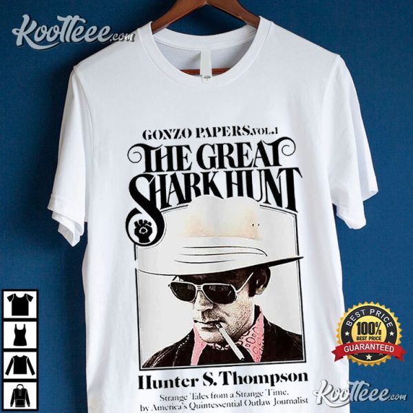 The Great Shark Hunt Hunter S Thompson T-Shirt