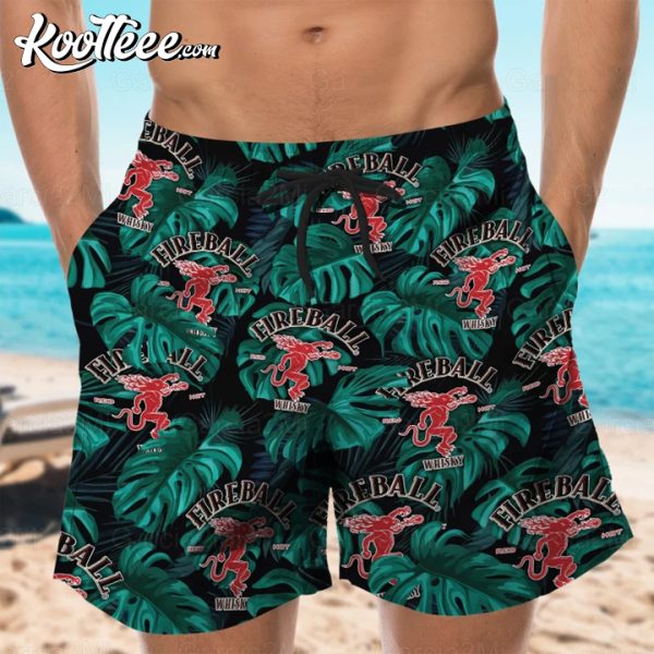 Fireball Hawaiian Shirt And Shorts