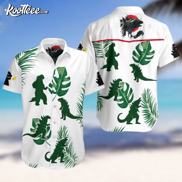 Godzilla Summer Beach Hawaiian Shirt