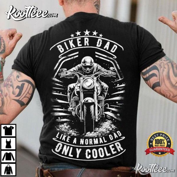 Biker Dad Motorcycle Father’s Day T-Shirt