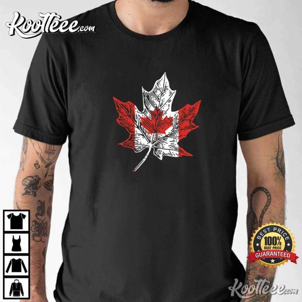 Canada Flag Shirt, Canadian Maple Leaf T-Shirt