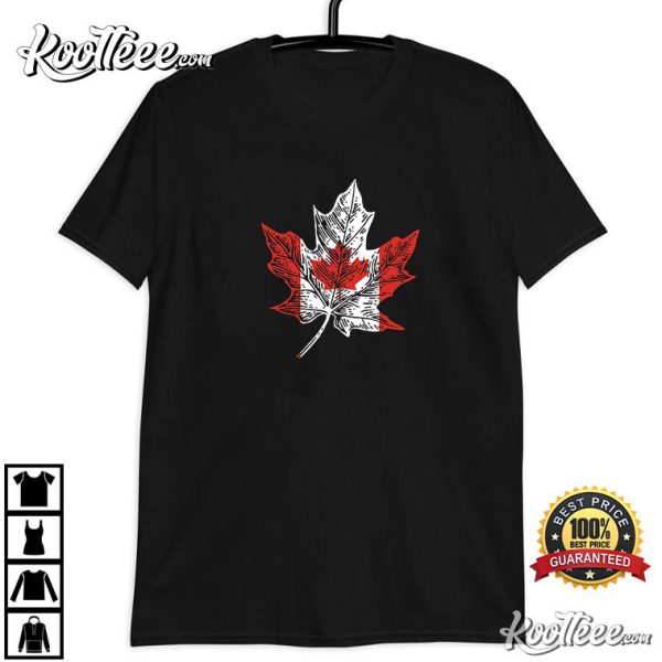 Canada Flag Shirt, Canadian Maple Leaf T-Shirt