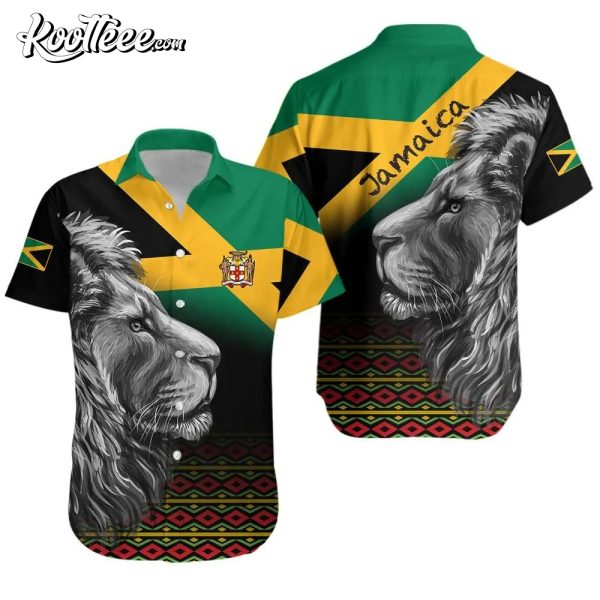 Jamaica Lion Hawaiian Shirt