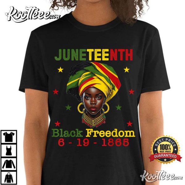 Juneteenth USA Melanin Black History Month T-Shirt