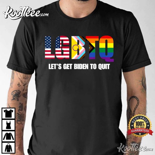 LGBTQ Lets Get Biden To Quite Funny T-Shirt