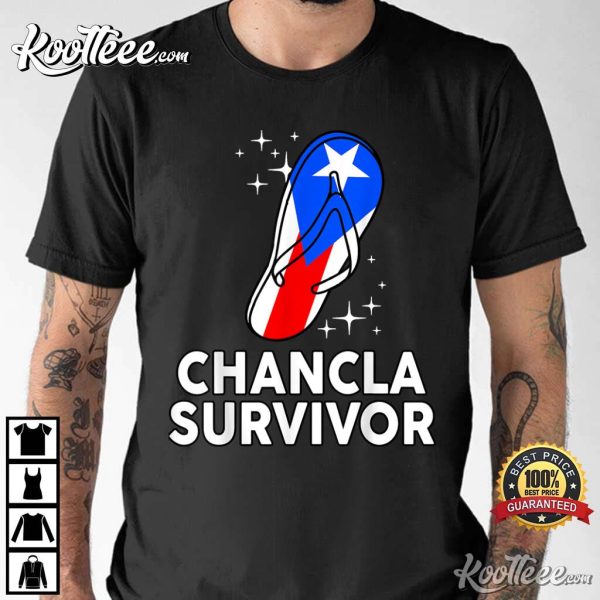 Chancla Survivor Rico Hispanic Heritage T-Shirt