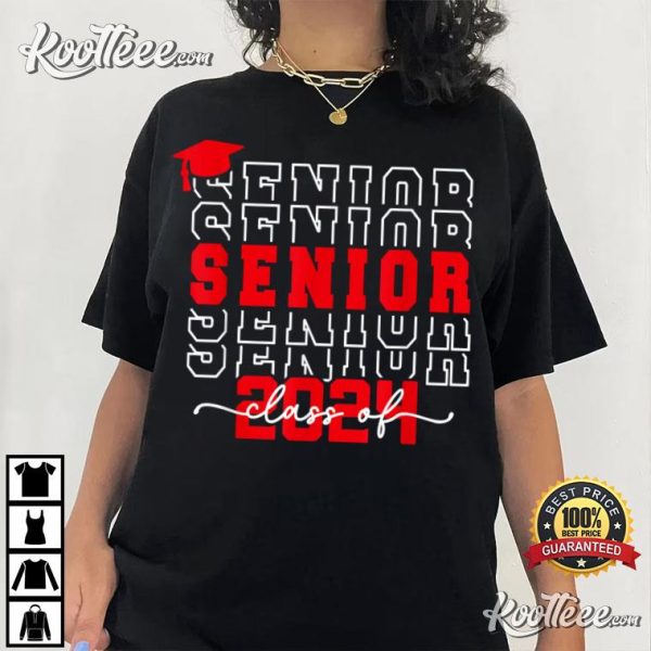 Senior 2024 Class of 2024 Back to School T-Shirt