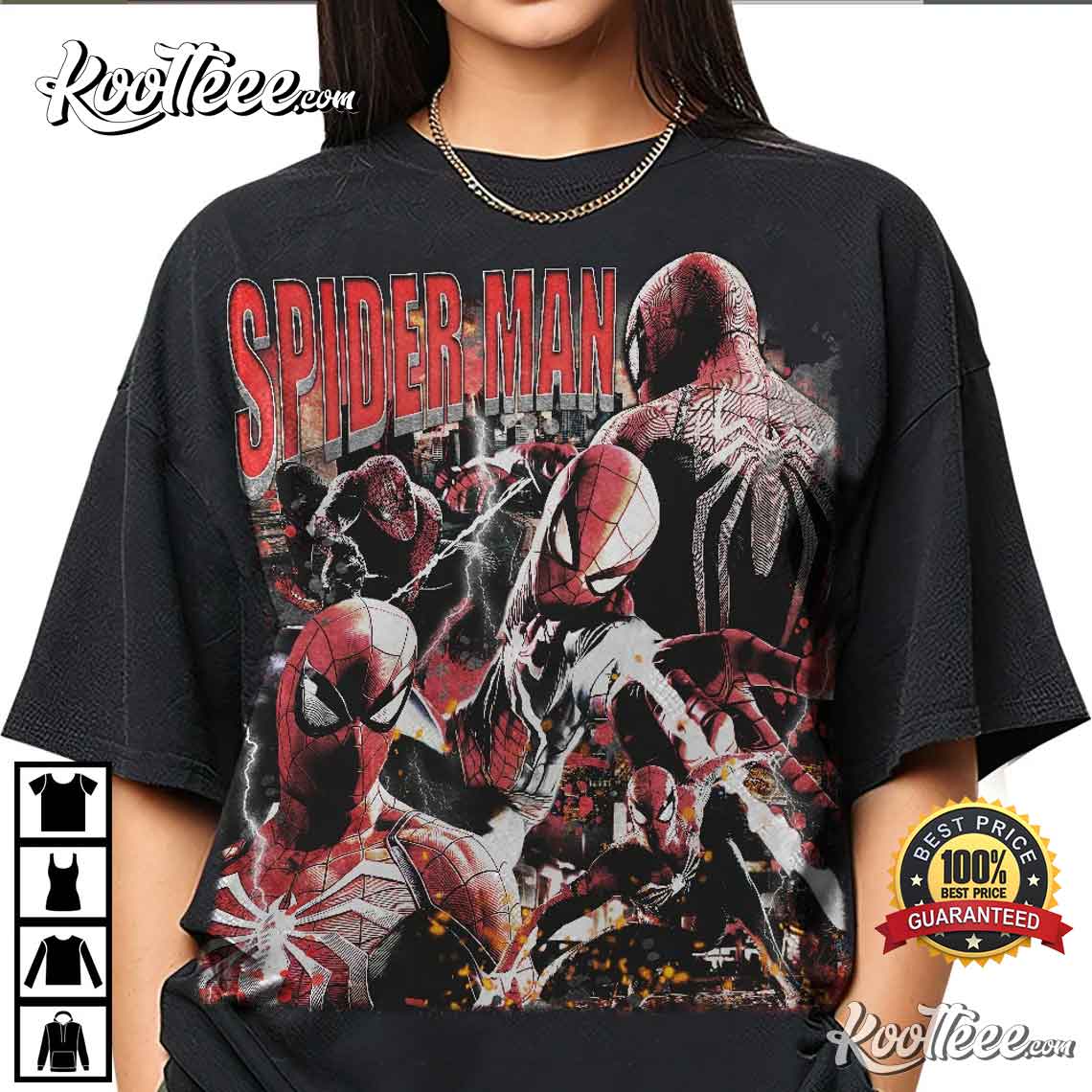 Spider Man 90s Vintage Gift For Fan T-Shirt