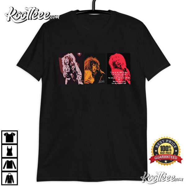 Tina Turner Simply The Best Lyric T-Shirt