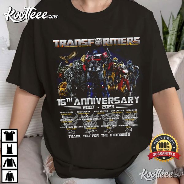 Transformers Thank You For The Memories T-Shirt