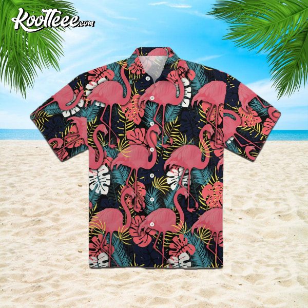 Flamingo Trendy Hawaiian Shirt