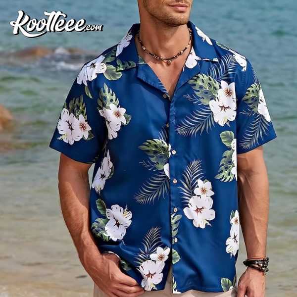 Flower Pattern Tropical Hawaiian Shirt