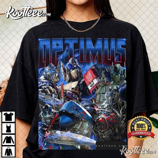 Limited Optimus Prime Transformers Rise Of The Beasts Movie T-Shirt