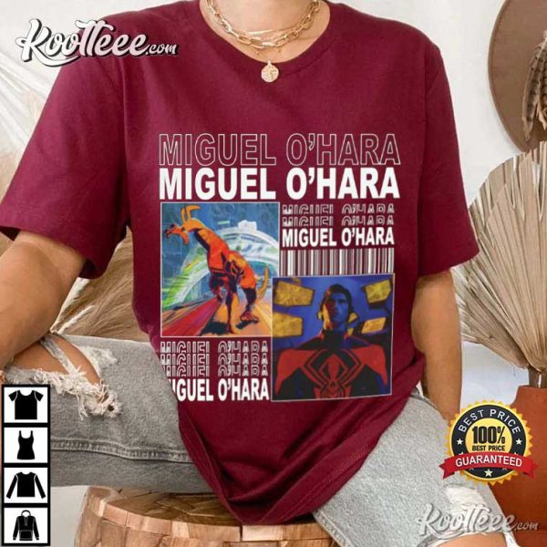 Spiderman Retro Miguel O’Hara Oscar Isaac Art T-Shirt