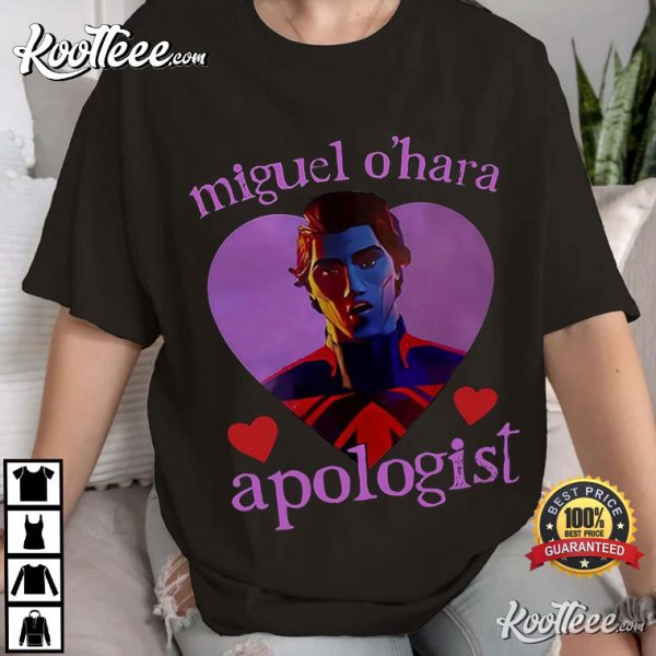 Spriderman Miguel O Hara Y2k Retro Apologist  T-shirt