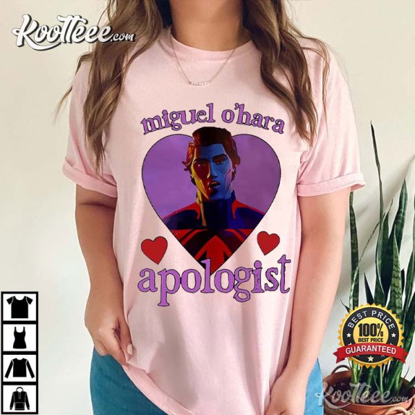 Spriderman Miguel O Hara Y2k Retro Apologist  T-shirt