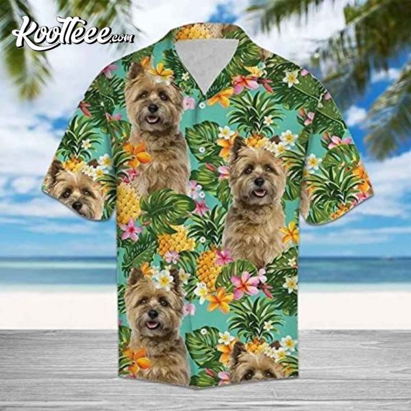 Cairn Dog Dog Lover Tropical Dog Hawaiian Shirt