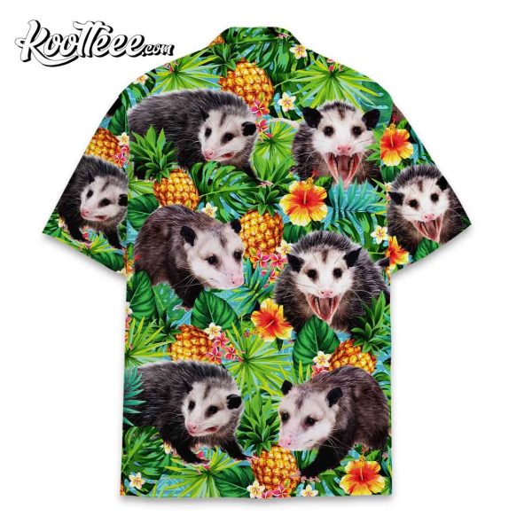 Opossum Hawaiian, Animal Casual Hawaiian Shirt