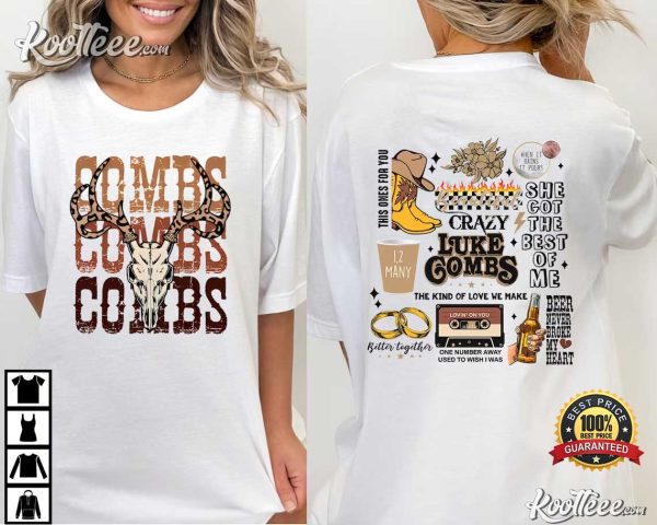 Luke Combs World Tour Gift For Fan T-Shirt