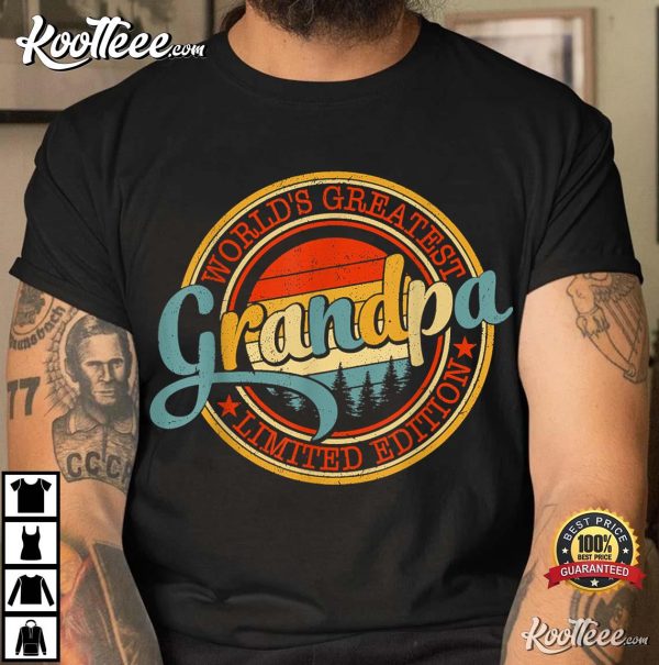 World’s Greatest Grandpa Limited Edition Father’s Day T-Shirt