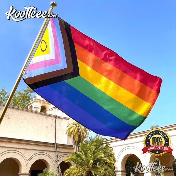 Intersex Inclusive Progress LGBTQ Pride Flag