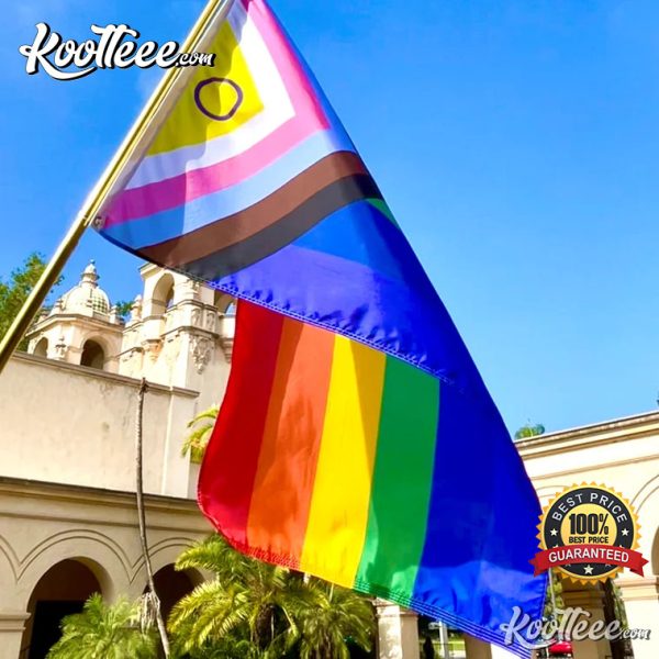 Intersex Inclusive Progress LGBTQ Pride Flag