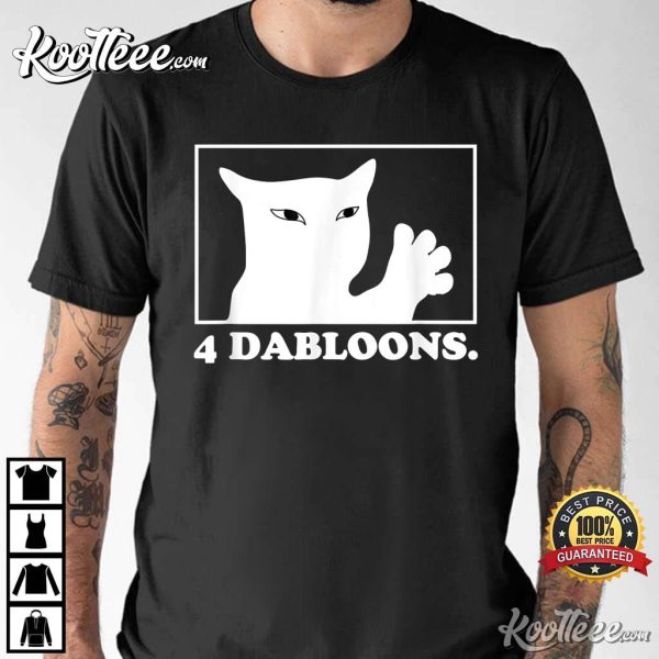 4 Dabloons Cat Lover T-Shirt