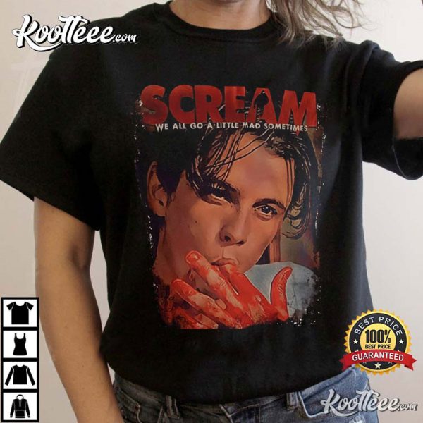 Scream Movie Halloween Scary Movie Killer Fan T-Shirt
