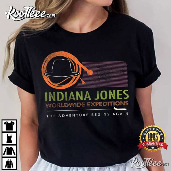 Indiana Jones And The Dial Of Destiny Expeditions T-Shirt