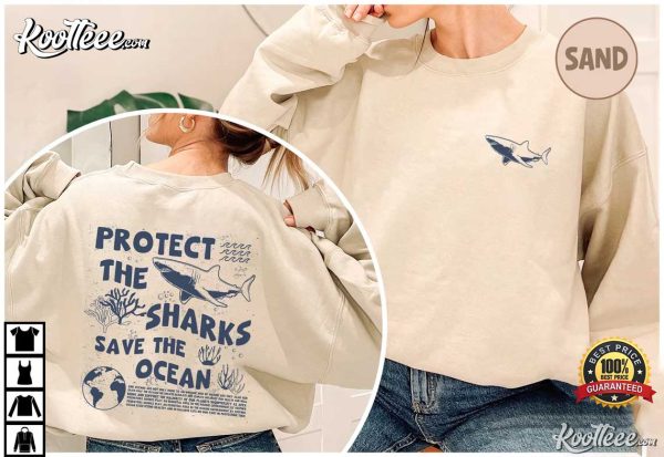 Respect The Locals Shark Protect The Sharks Save The Ocean T-Shirt