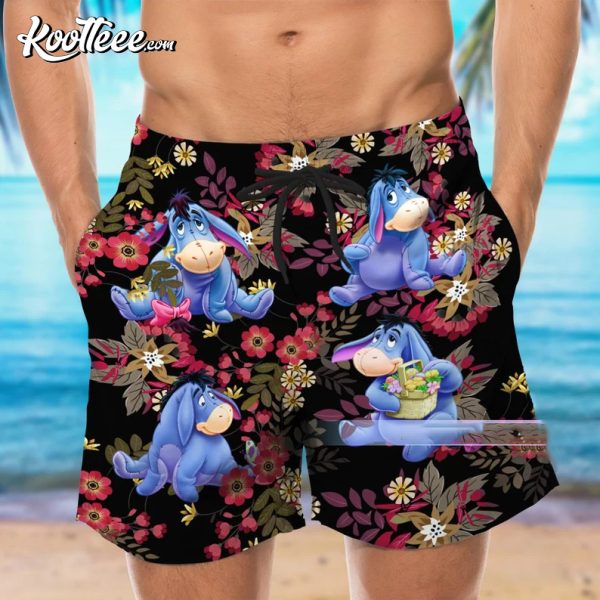 Eeyore Winnie The Pooh Hawaiian Shirt And Shorts