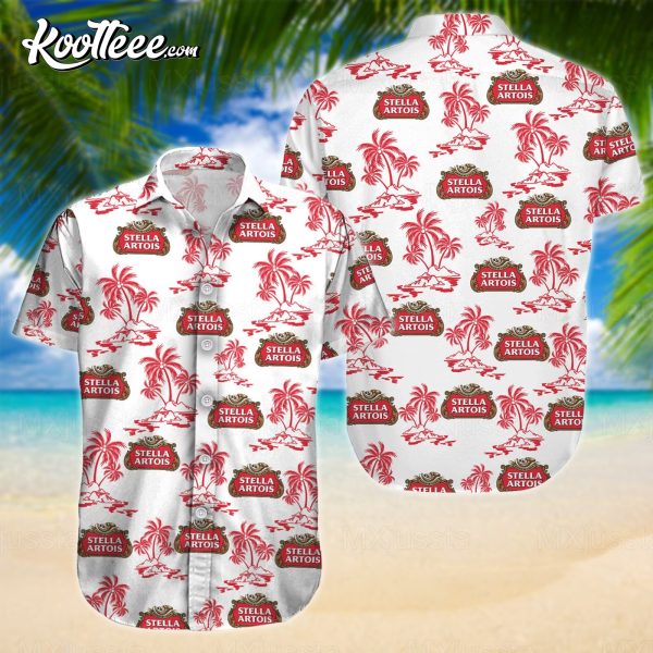 Stella Artois Hawaiian Shirt Hawaiian Shorts