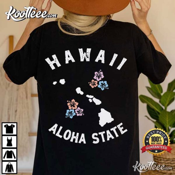 Aloha State Aesthetic Hawaii Beach Oahu Maui T-Shirt