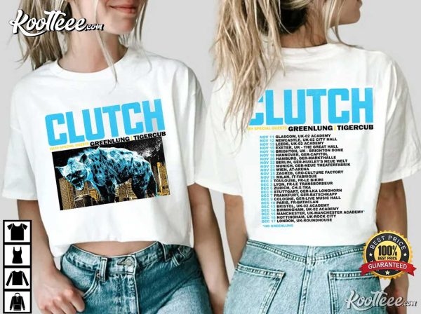 Clutch Europe And UK Rock Band Tour 2023 T-Shirt