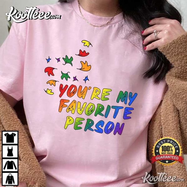 Heartstopper Leaves You Are My Favorite Person T-Shirt