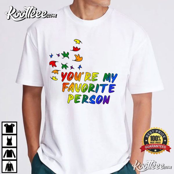 Heartstopper Leaves You Are My Favorite Person T-Shirt