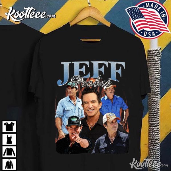 Jeff Probst Vintage Washed Presenter Homage Unisex T-Shirt