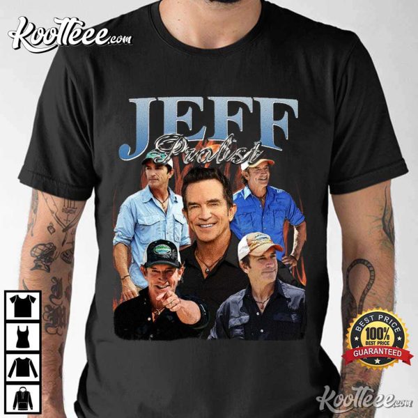 Jeff Probst Vintage Washed Presenter Homage Unisex T-Shirt