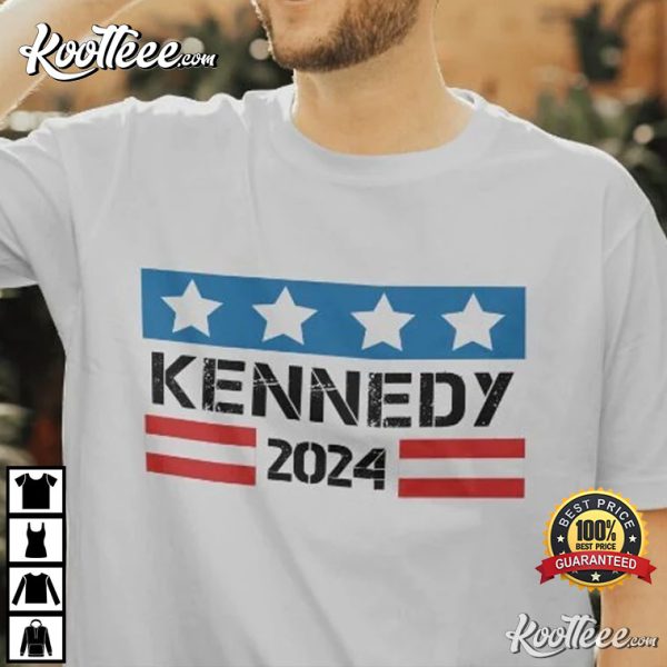 Kennedy 2024 For President Crewneck T-Shirt