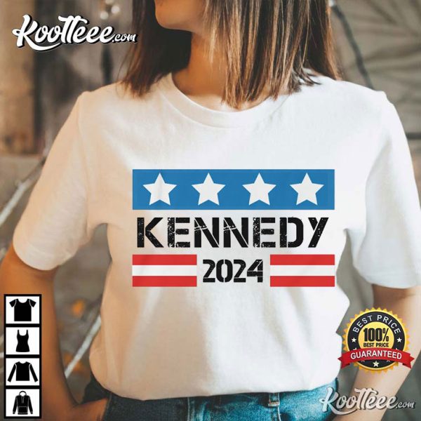 Kennedy 2024 For President Crewneck T-Shirt